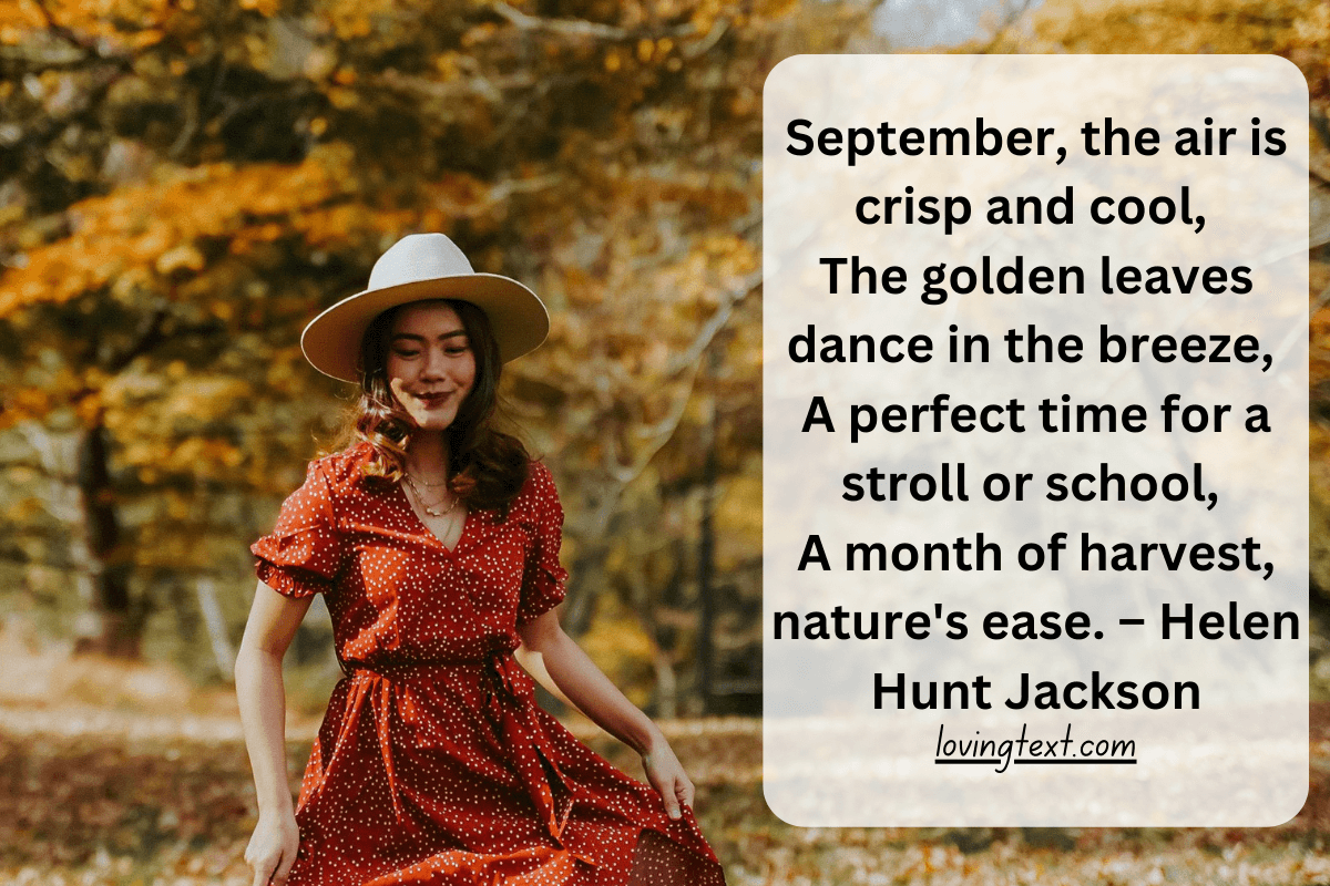 Famous Poems About September