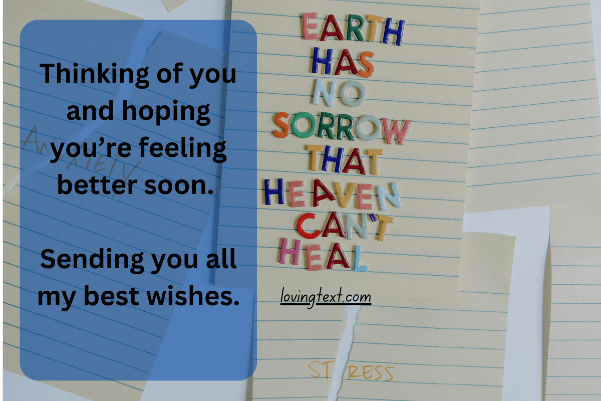 Get Well Soon Wishes