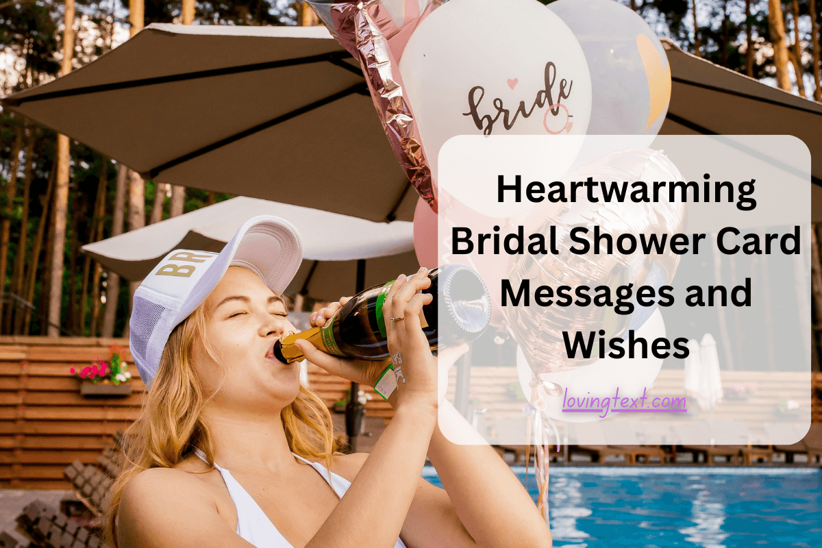 Heartwarming Bridal Shower Card Messages and Wishes