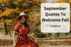 September Quotes To Welcome Fall