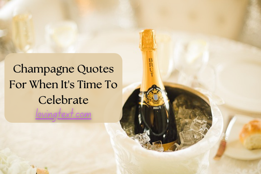 Champagne Quotes For When It's Time To Celebrate