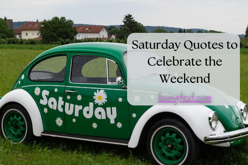 Saturday Quotes to Celebrate the Weekend