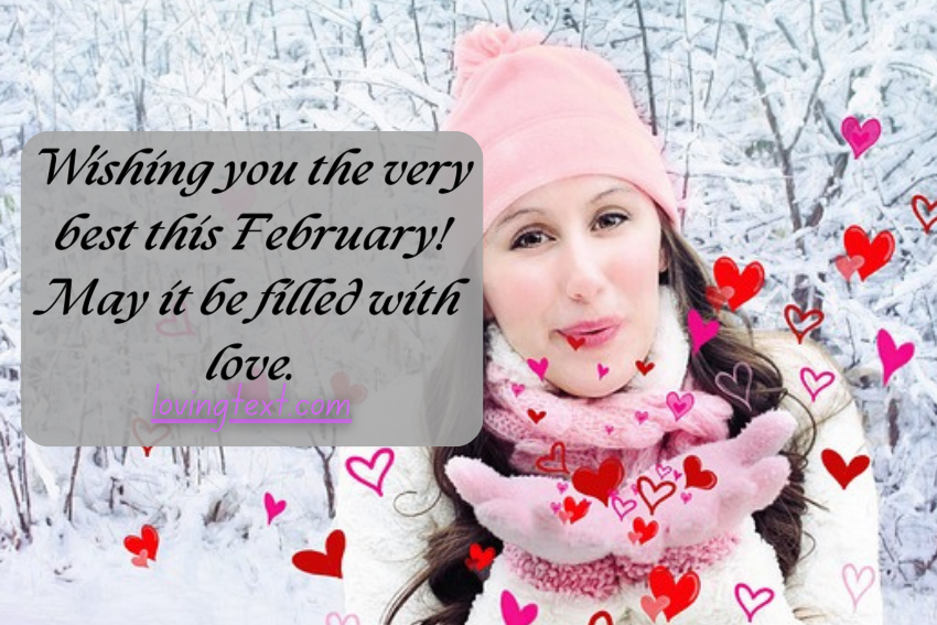 Short & Heartfelt Happy New Month of February Messages