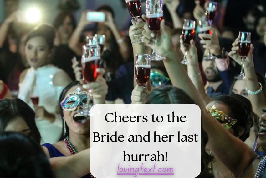 Short and Sweet Bachelorette Party Captions